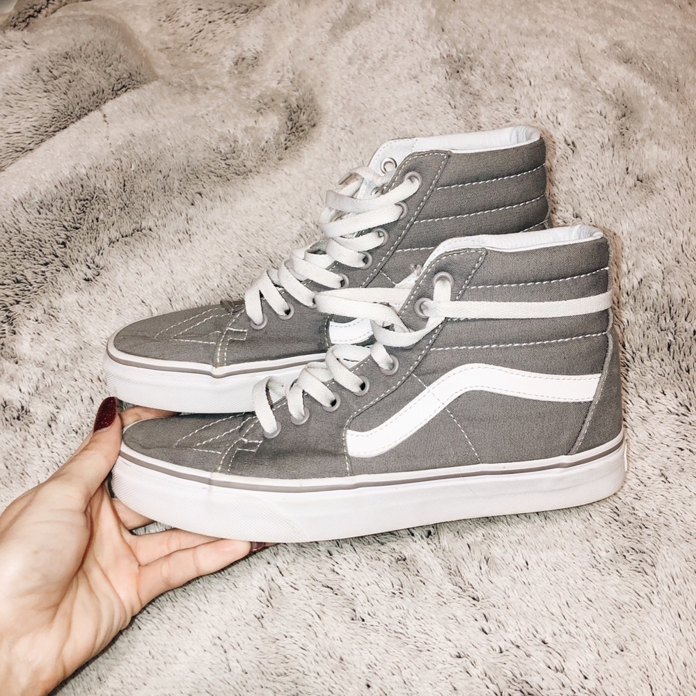 Grey High top vans